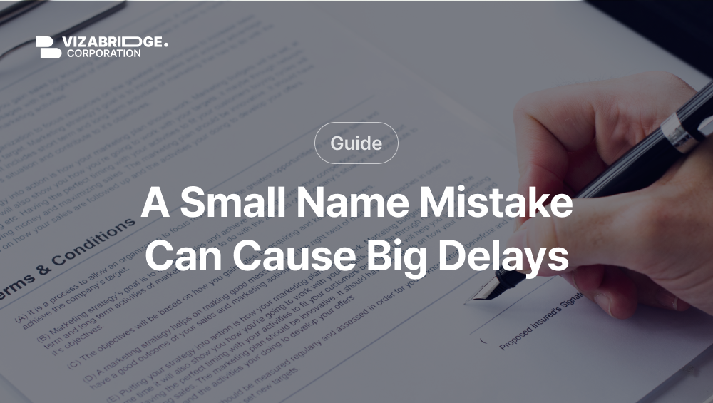 A Small Name Mistake Can Cause Big Delays