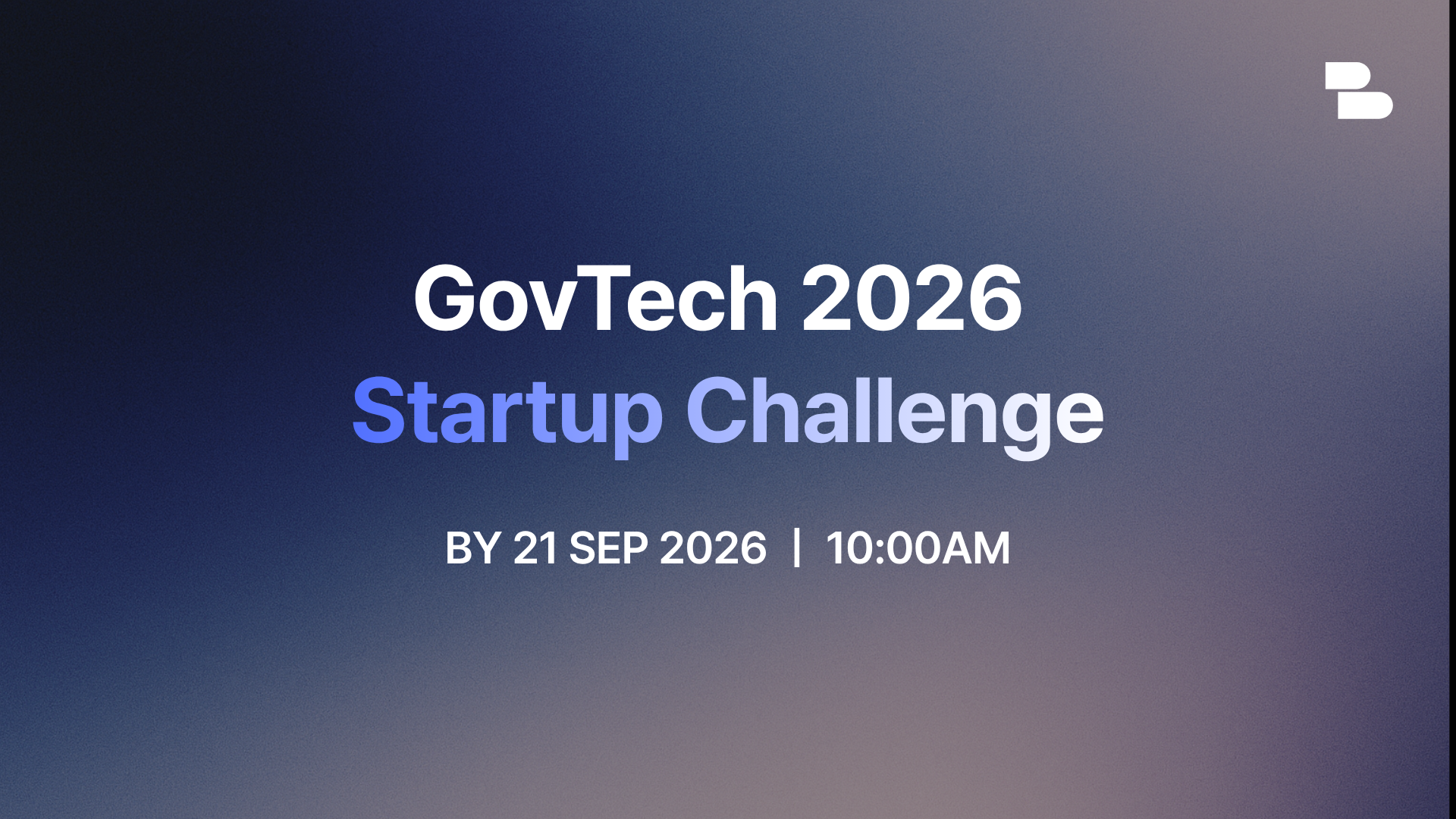 GovTech 2026 Startup Challenge: Build Solutions for Public Problems