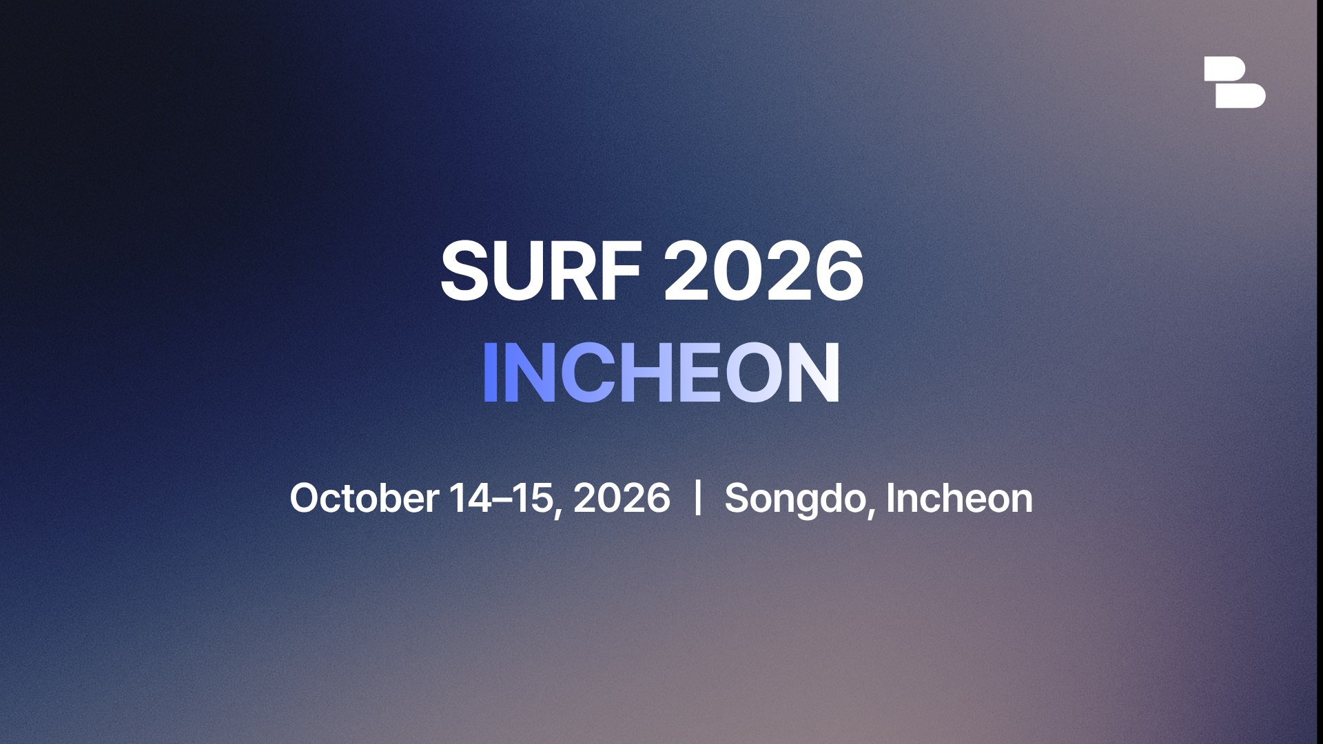 SURF 2026 INCHEON